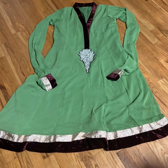 Zainab’s Boutique Dresses & Skirts - Olive green salwar kameez , Indian dress in olive green